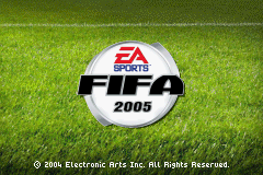 FIFA Soccer 2005 Title Screen